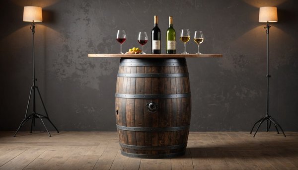 Optez pour un mange-debout fût métal : élégance et personnalisation